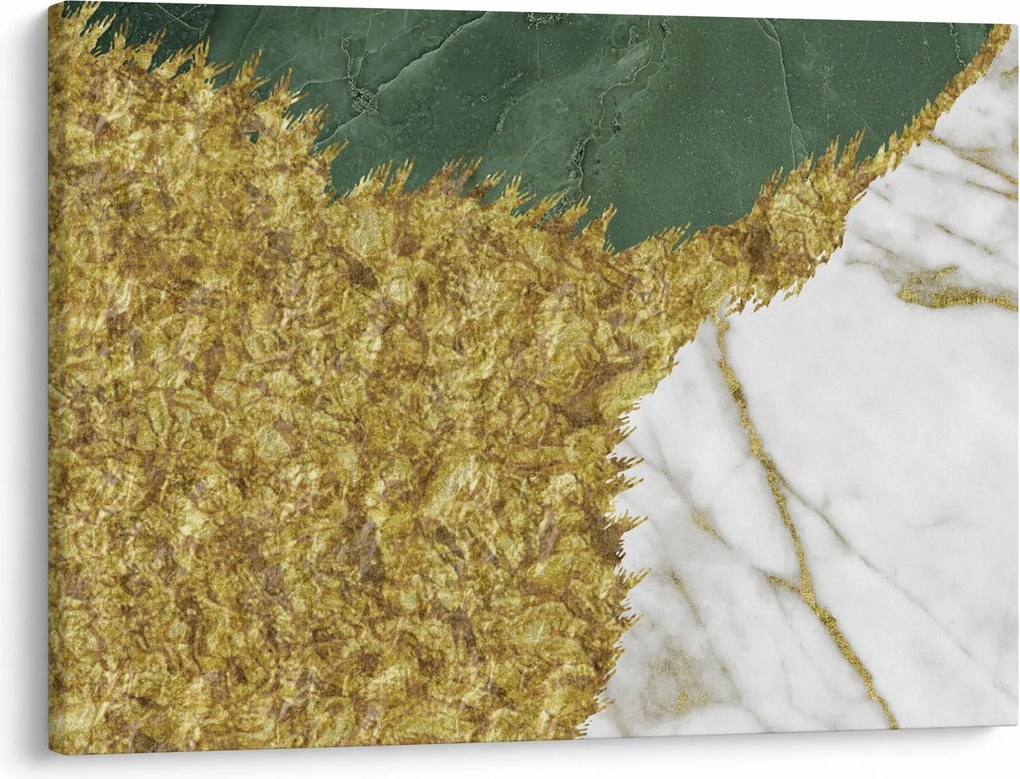 Obraz - Zelený mramor N⁰2 (70x50 cm)