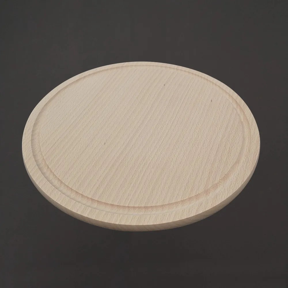 AMADEA Drevená servírovacia doska - podnos, masívne drevo, 30 cm