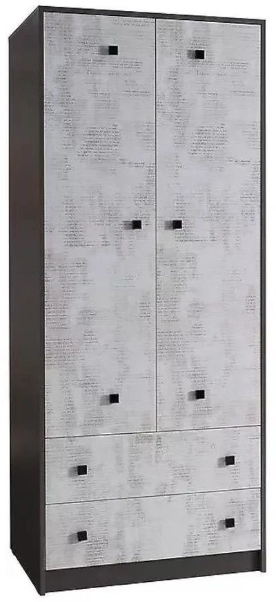 Skriňa Tommy 2 80 cm grafit/enigma