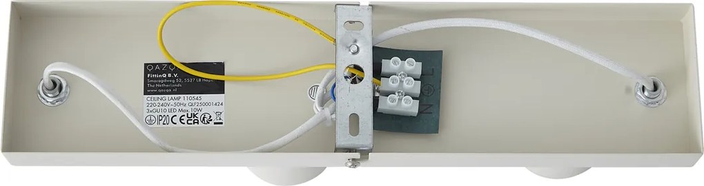 Moderné stropné bodové svietidlo béžové 3-svetlá nastaviteľné - Jeana