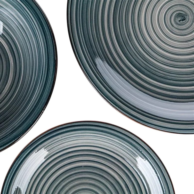 Banquet 30-dielna jedálenská súprava Spiral Blue