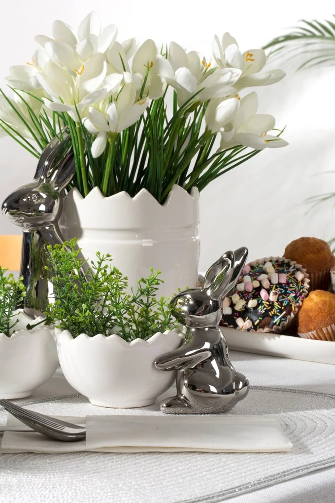 VEĽKONOČNÁ KERAMICKÁ MISA EASTER10 19X22 CM VIACFAREBNÁ