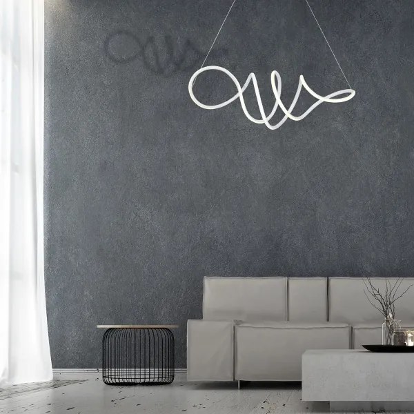 LED Luster na lanku LOCA LED/50W/230V