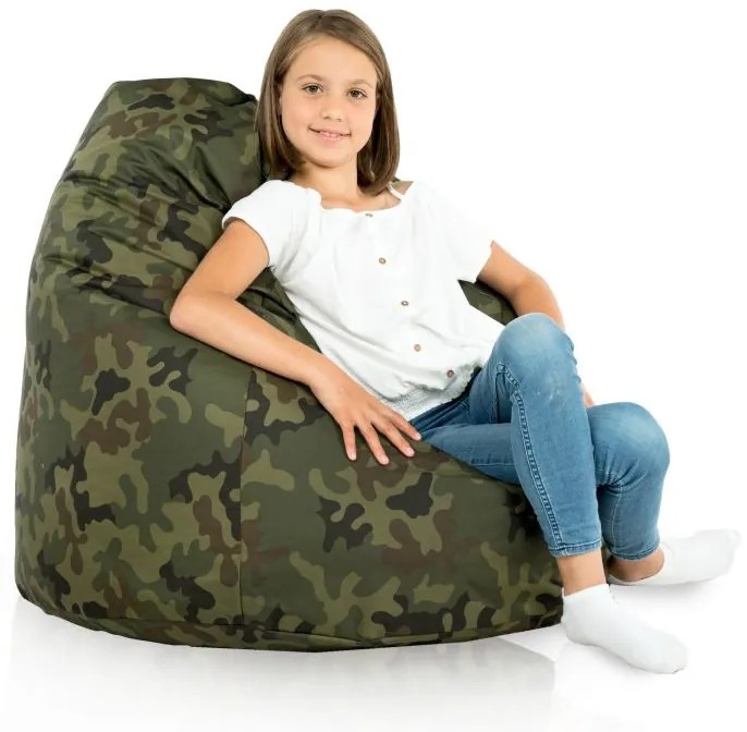 INTERMEDIC Sedací vak Bag Sako Defence XL Outdoor – 500 L, vodeodolný polyester, sivý