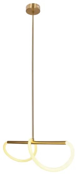 LED luster na lanku SUPREME LED/18W/230V 80 cm zlatý