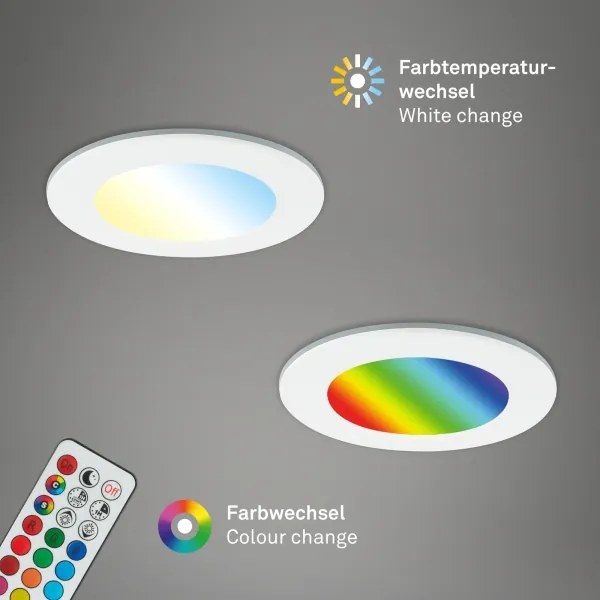 Briloner - SADA 3x LED Stmievateľné kúpeľňové svietidlo LED/4,8W/230V IP65