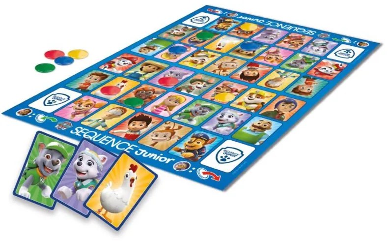Sequence Junior Tlapková patrola/Paw patrol spoločenská hra