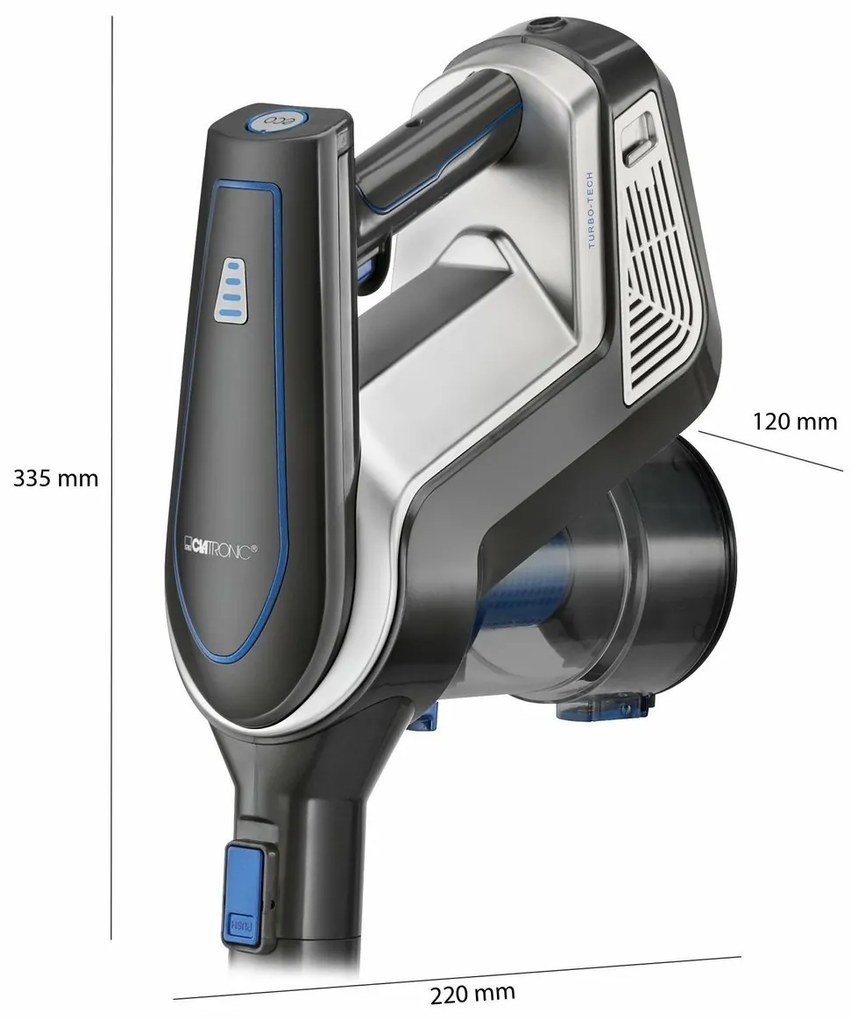 Clatronic BS 1312 A tyčový vysávač, sivá