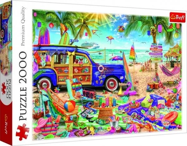 Trefl Tropical Holiday Puzzle 96,1x68,2cm 2000 dielikov v krabici 40x27x6cm