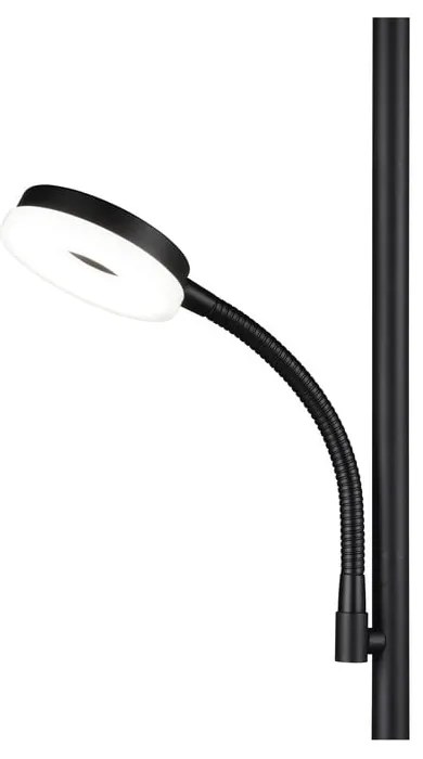 Čierna LED stojacia lampa (výška 178 cm) Specter – Trio