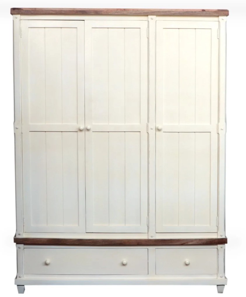 furniture-nabytek.cz - Šatníková skriňa veľká 150x200x60 z masívu mango
