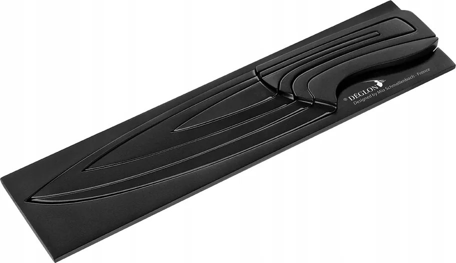 Dizajnová sada nožov na nerezovej základni s nepriľnavou úpravou Déglon Meeti