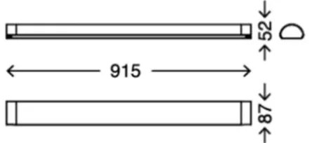 Briloner 2070-218 - LED Kúpeľňové osvetlenie zrkadla BATH LED/15W/230V IP44