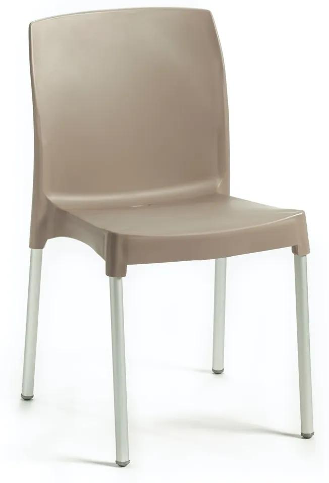 Pevná stolička Nona - taupe