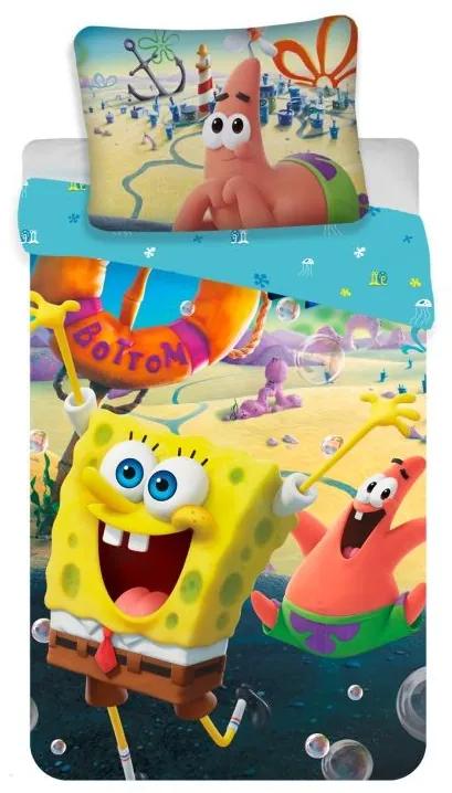 JERRY FABRICS Obliečky SpongeBob Movie Bavlna, 140/200, 70/90 cm