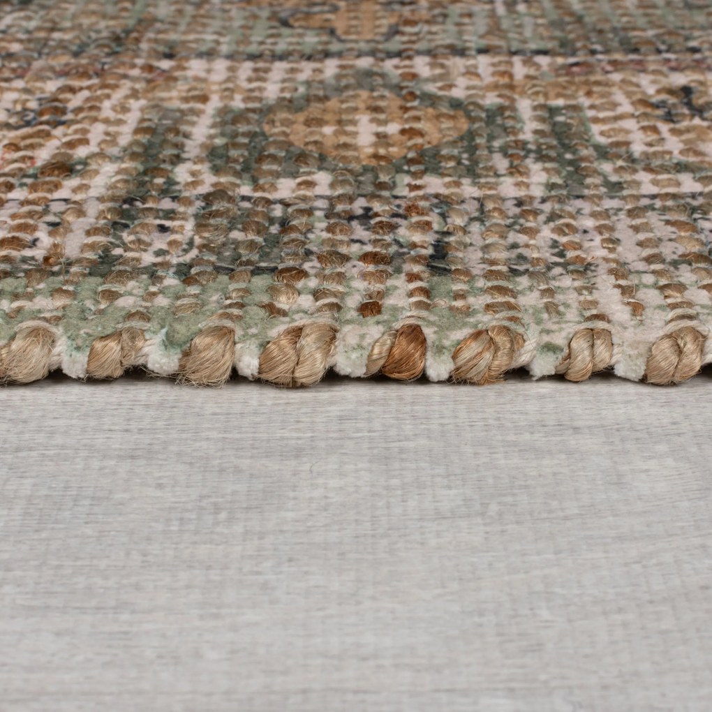 Flair Rugs, Kusový koberec Nadya Selena Green, 120x170, zelená, obývacia izba
