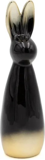 Veľkonočná dekorácia FIG 199 J čierna / zlatá (2 ks)