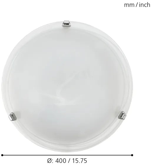 Eglo 7184 - Stropné svietidlo SALOME 2xE27/25W/230V alabastrové sklo