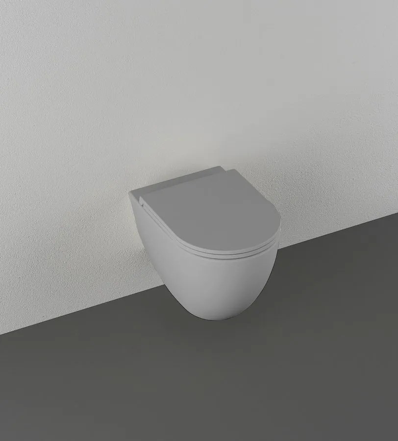Isvea Isvea, INFINITY závesná WC misa, Rimless, 36,5x53cm, stone grey, 10NF02004-2V