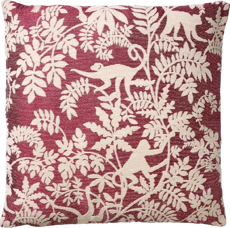 Dekoračný poťah na vankúš ABU MERLOT 45x45 cm, vínový