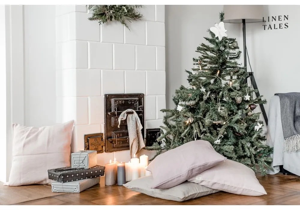 Ľanová utierka 45x65 cm Thin Black Stripes – Linen Tales