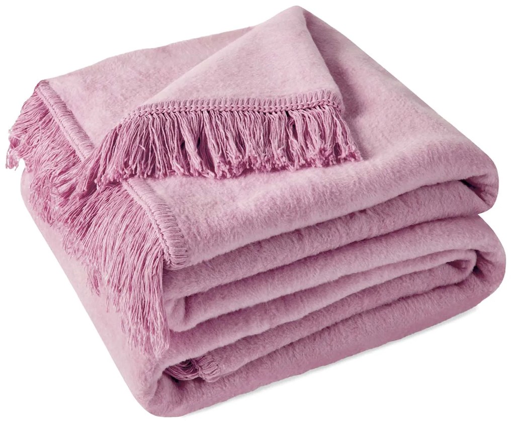 BAVLNENÁ DEKA COTTON CLOUD 150X200 CM SVETLOFIALOVÁ