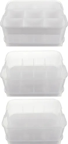 KRUZZEL Box na stavebnicu so 4 úrovňami - organizér na hračky - Kruzzel