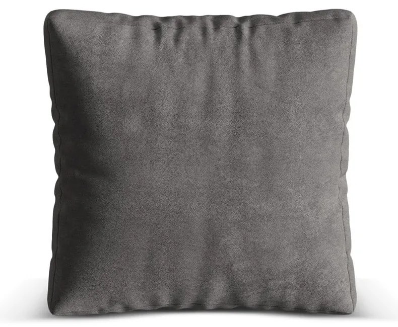 Sivý zamatový vankúš k modulárnej pohovke Martina – Micadoni