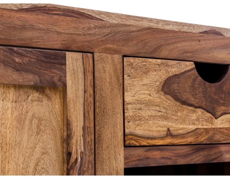 furniture-nabytek.cz - Masívna umývadlová skrinka Lagos z palisandru, lakovaná, hnedá