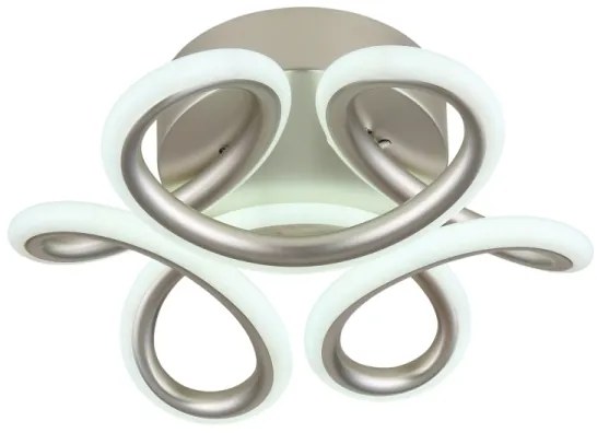 Globo 67386-24S - LED stropné svietidlo MELISAND 24W/230V pr. 26 cm matný chróm