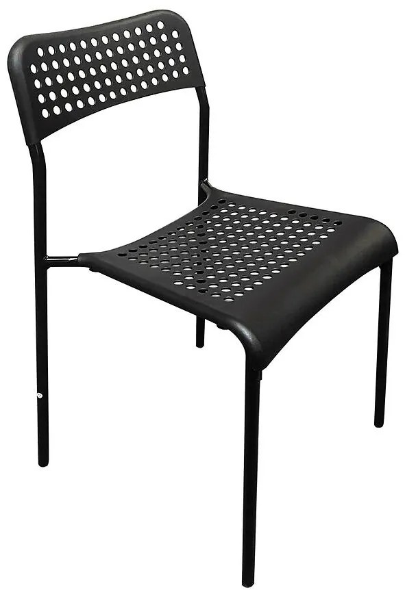 Stolička Valo 12528 čierna