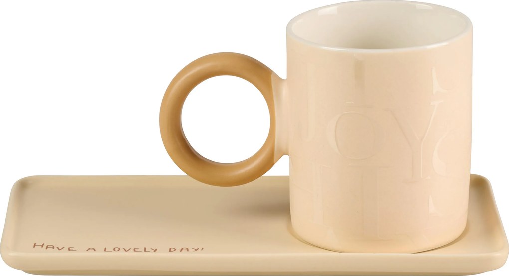 XXXLutz HRNČEK NA KÁVU nový kostný porcelán (new bone china) keramika Novel - Jedálenské sety - 004080000603