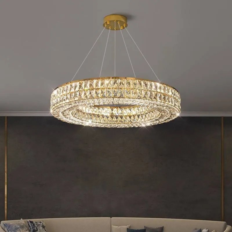 Toolight Toolight, LED stropné svietidlo 60cm APP1568-CP, zlatá, OSW-06979