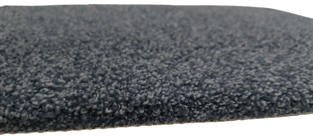 Tapibel, Koberec metráž Supersoft 780 sv. modrý, na mieru, šíře 4m, modrá, ab (mriežka), chodba / predsieň