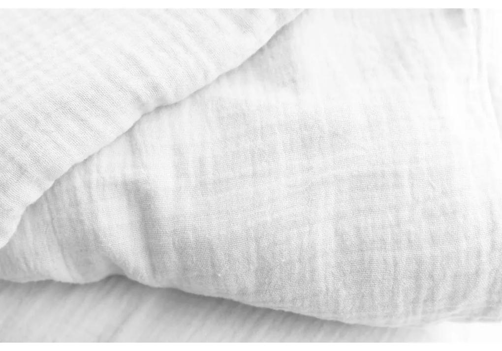 MATEX Mušelínové obliečky biela, 140 x 200 cm, 70 x 90 cm