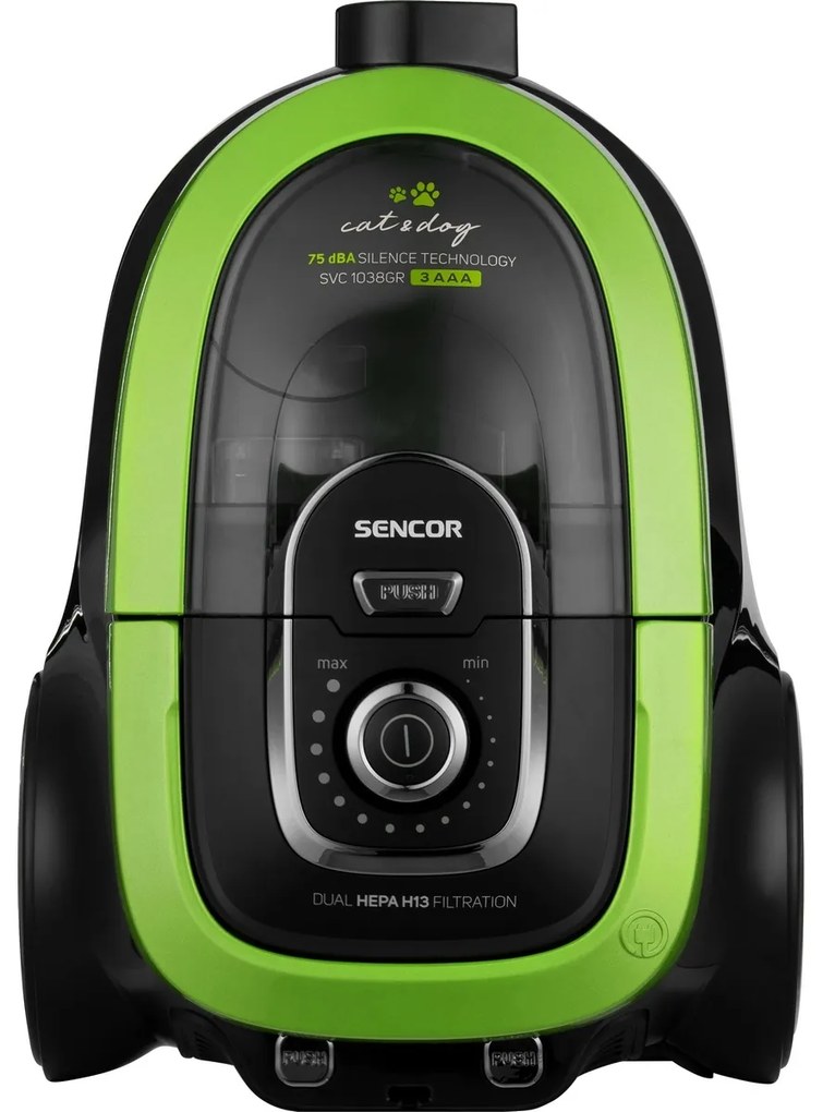 Sencor SVC 1038GR 3AAA bezvreckový vysávač