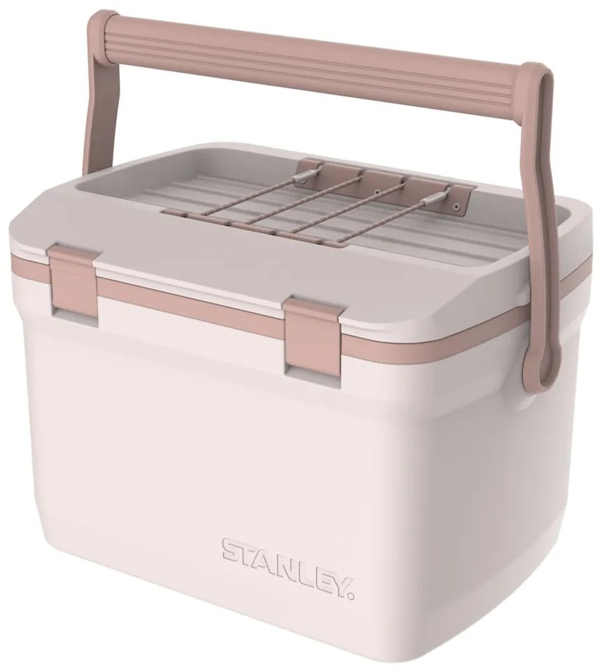 Svetloružový chladiaci box 15 l Adventure series Rose Quartz – Stanley