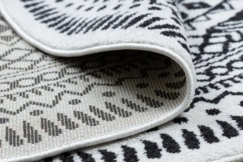 Dywany Łuszczów, Kusový koberec Napkin grey kruh, 140x140 (priemer) kruh, šedá, chodba / predsieň