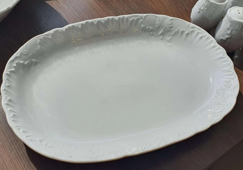 ROCOCO oválny tanier, 33 cm