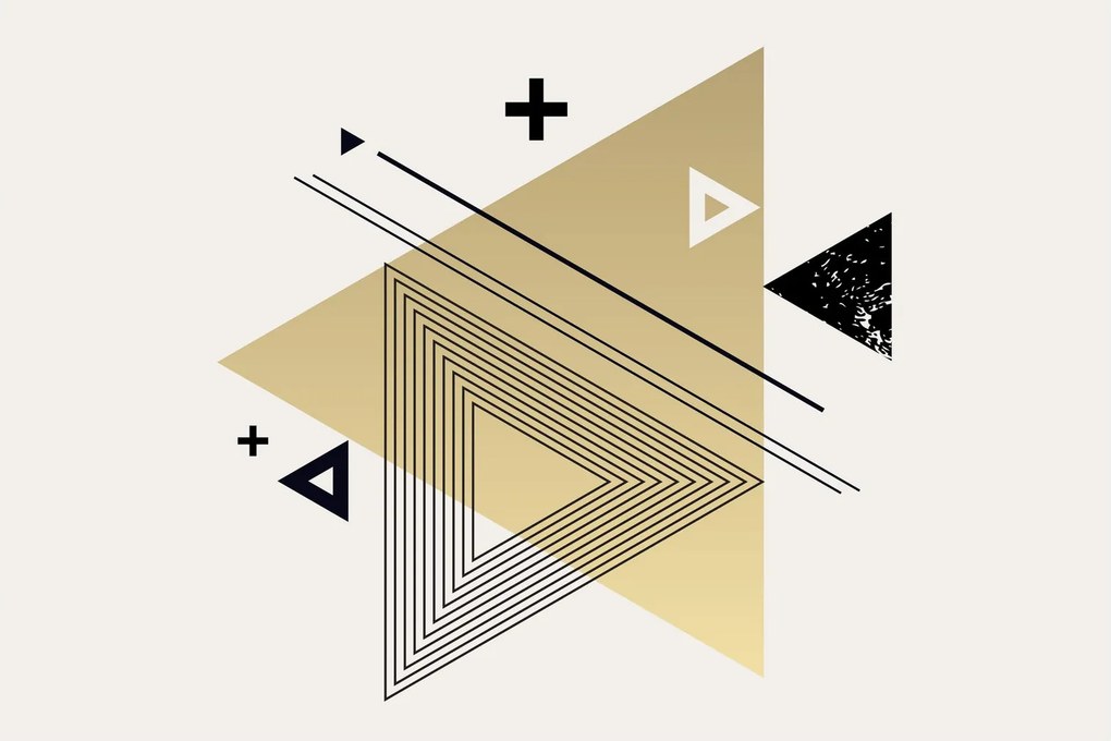 Obraz - Geometrické tvary N⁰4 (90x60 cm)