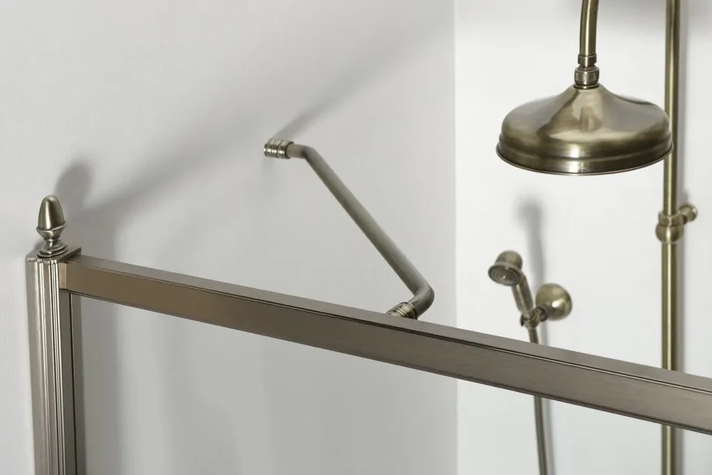 Gelco Gelco, ANTIQUE sprchové dvere 900mm, číre sklo, pravé, bronz, GQ1390RC