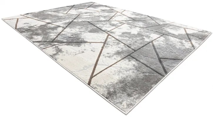 Moderný koberec NOBLE 1518 67 Vintage,  geometrický, krémovo/ sivý