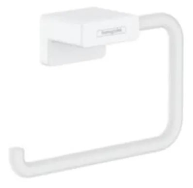 Držiak toaletného papiera Hansgrohe AddStoris vo farbe matná biela 41771700