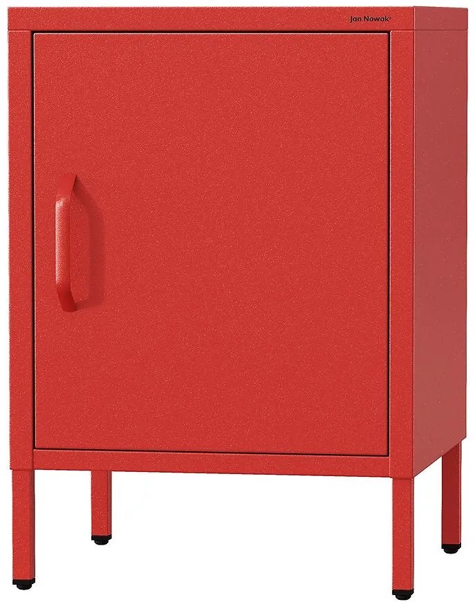 Nočný Stolík Kovový Mia Modern Red