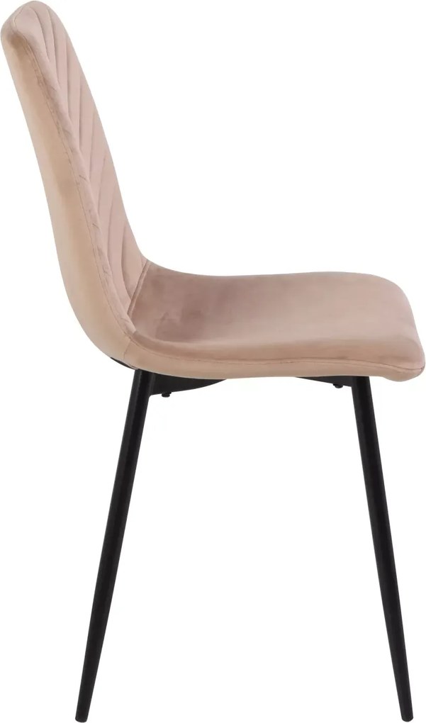 SI Daren Velvet stolička tmavá béžová