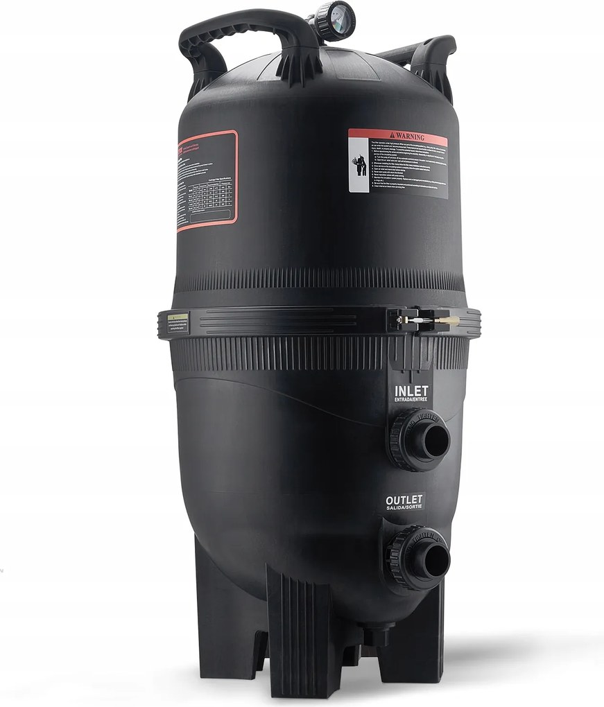 Vevor Bazénové filtre 24,40 x 22,05 x 52,12 palca 49 m² Bazénové filtre