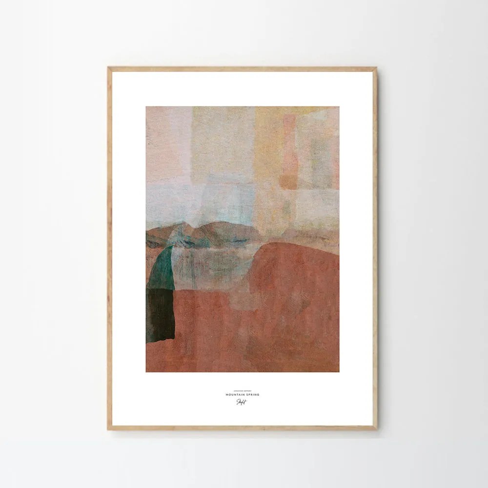 The Poster Club Plagát Mountain Spring by Johannes Geppert 30x40