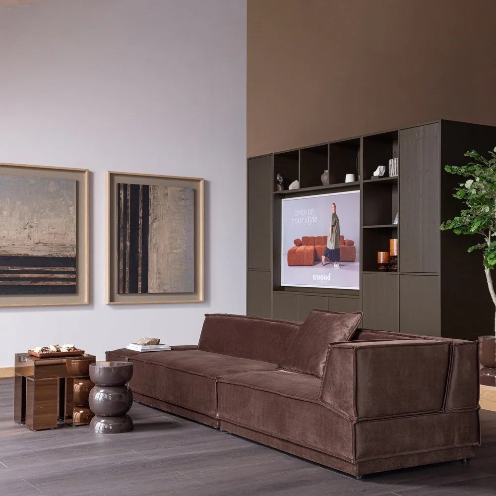 Lesklý odkladací stolík 45x45 cm Mirrox – WOOOD