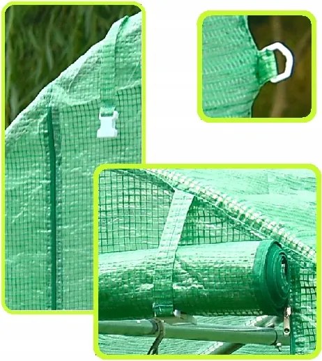 Záhradný fóliovník 3x4,5 m ZELENÝ + darček