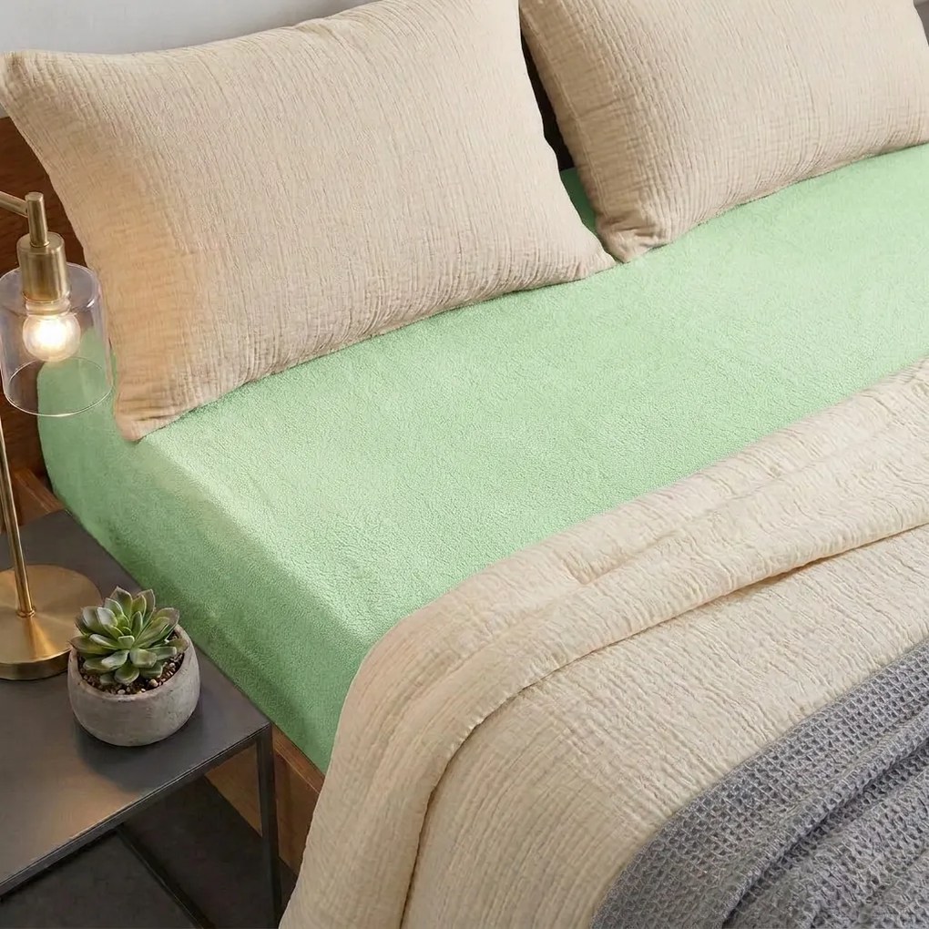 4Home froté prestieradlo IDEAL zelená, 70 x 140 cm, 70 x 140 cm